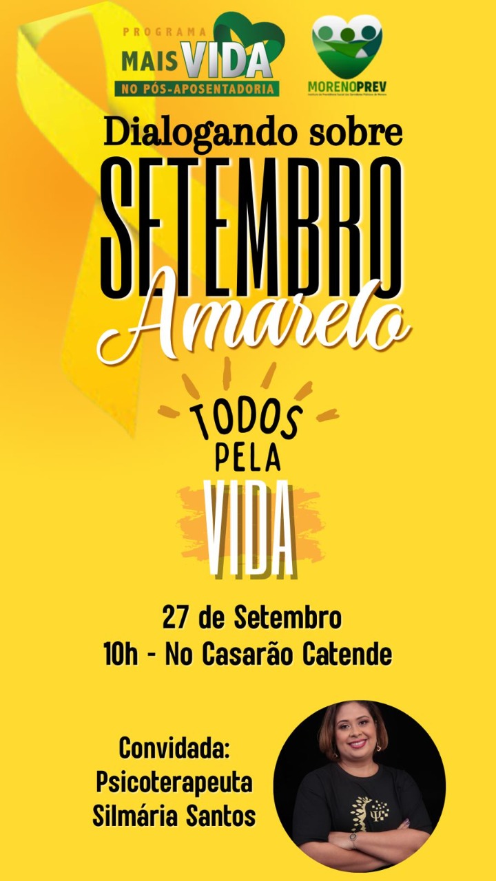 Dialogando sobre o Setembro Amarelo