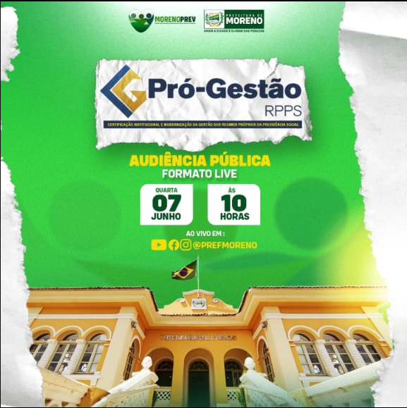 Audiência Pública Pró-Gestão RPPS – MorenoPrev