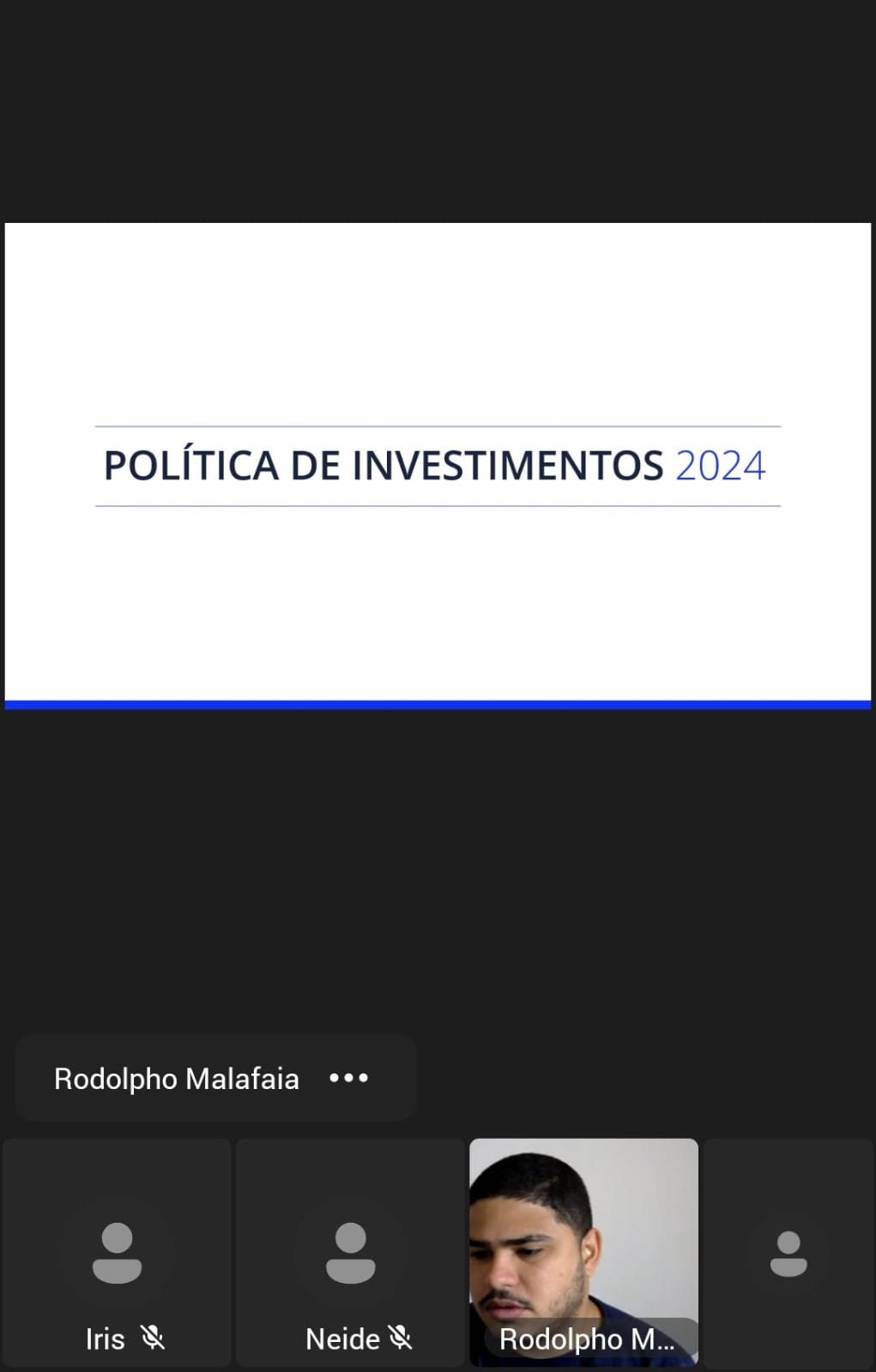 Diretoria Executiva do MorenoPrev apresenta aos conselheiros minuta da Política de Investimentos 2024